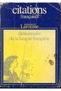Couverture de Larousse Citations Francaises