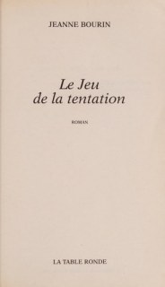 Couverture de Le jeu de la tentation roman