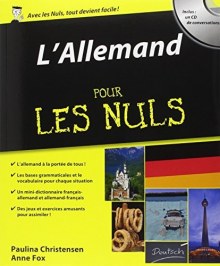 Couverture de L'allemand pour les nuls
