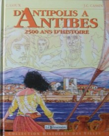 Couverture de Antipolis antibes 2500 ans d'histoire